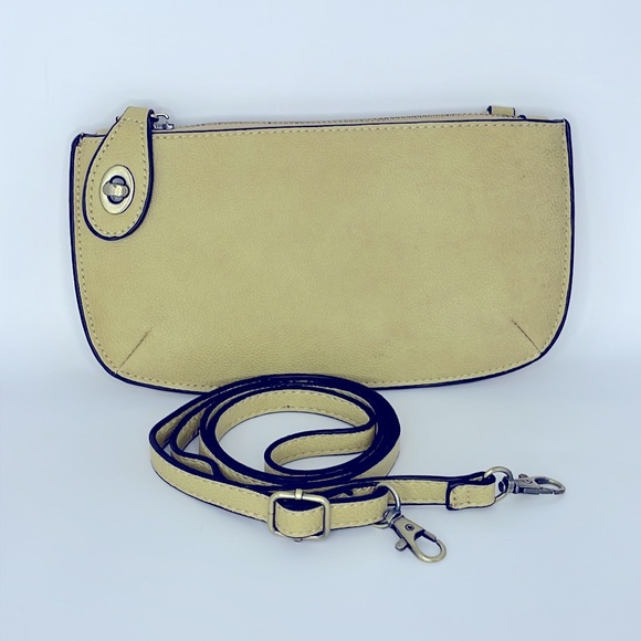 Susan Joy Mini Crossbody Wristlet in Yellow (wristlet not included) - Picture 2 of 2